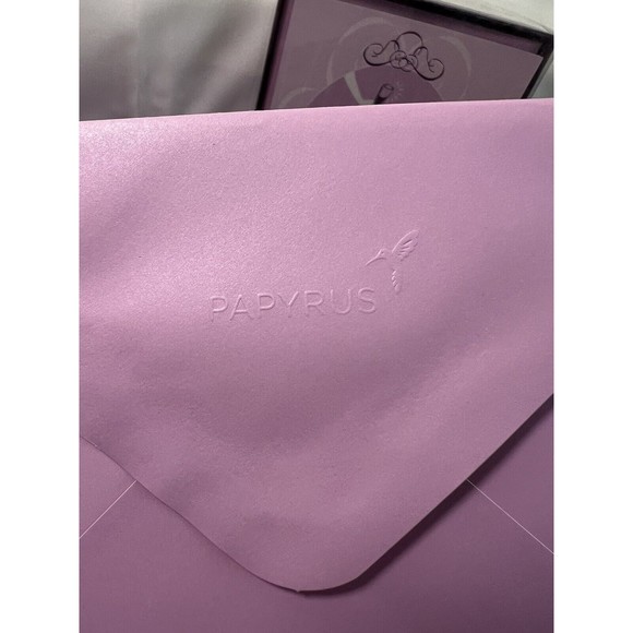Vintage 3 Packs Of Papyrus‎ Wedding Invitations Cards 8 Per Pack Pink Purple - Picture 4 of 5
